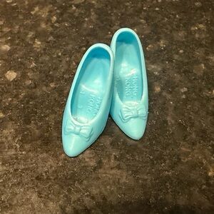 Vintage blue bow Barbie pump shoes Mattel